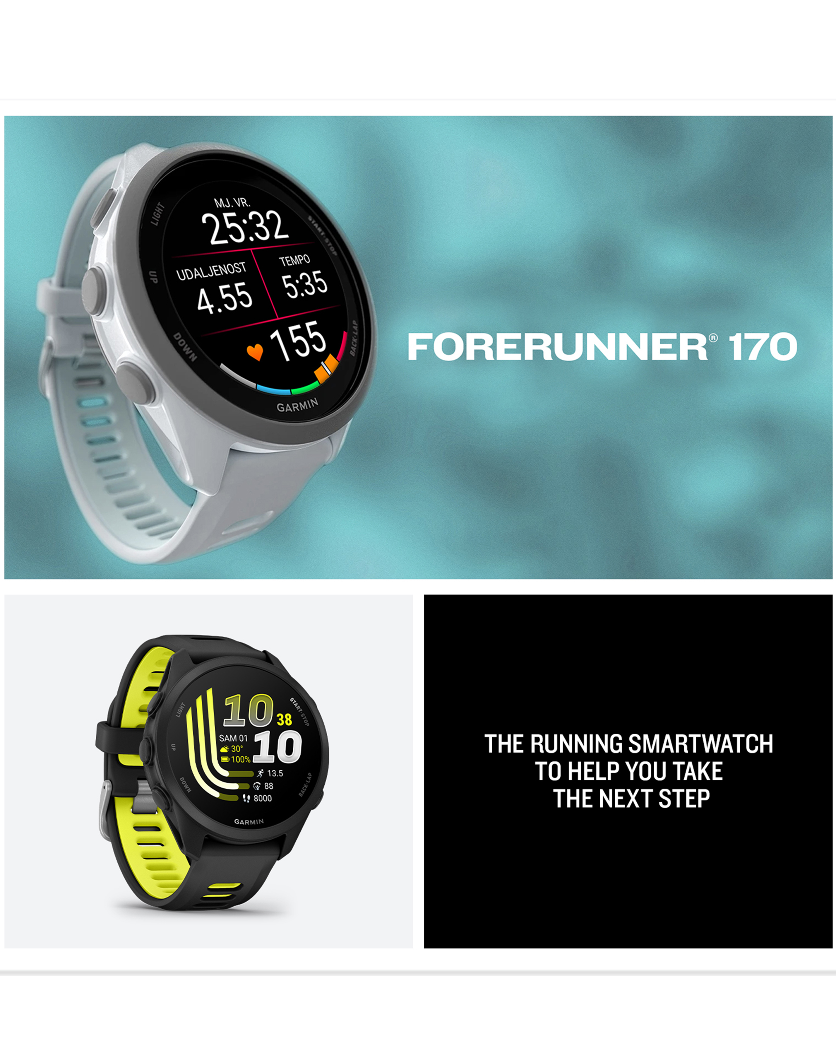 Garmin Forerunner 170 Smart Watch