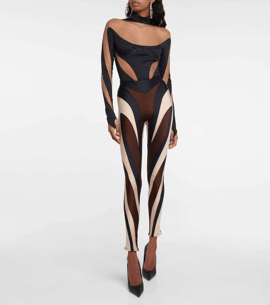 Paneled bodysuit