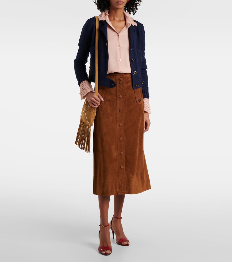 Wool and cotton cardigan