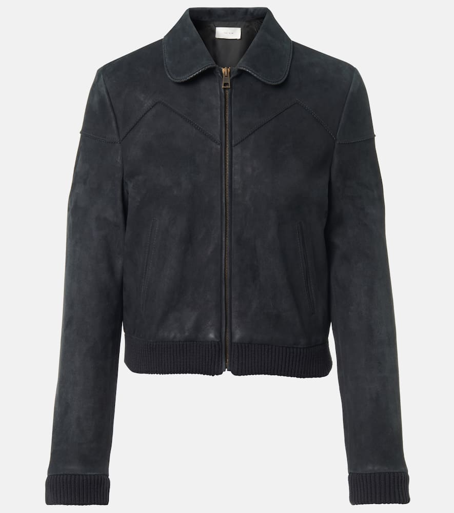The Row Axelette suede jacket