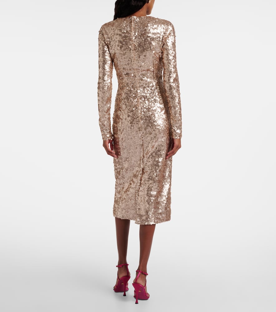 Sequined cocktail dress
