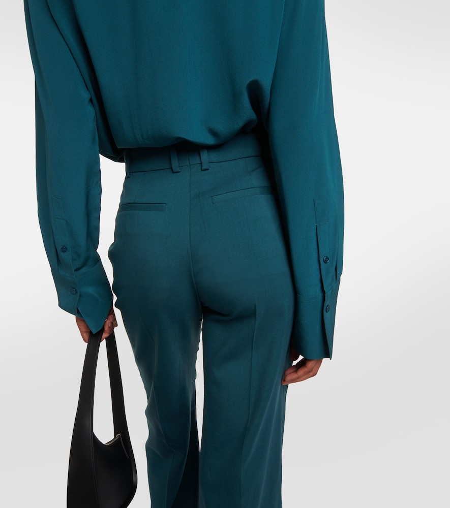 Morissey mid-rise wool straight pants