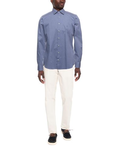Man Shirt Midnight blue Size 14 ½ Cotton, Elastane