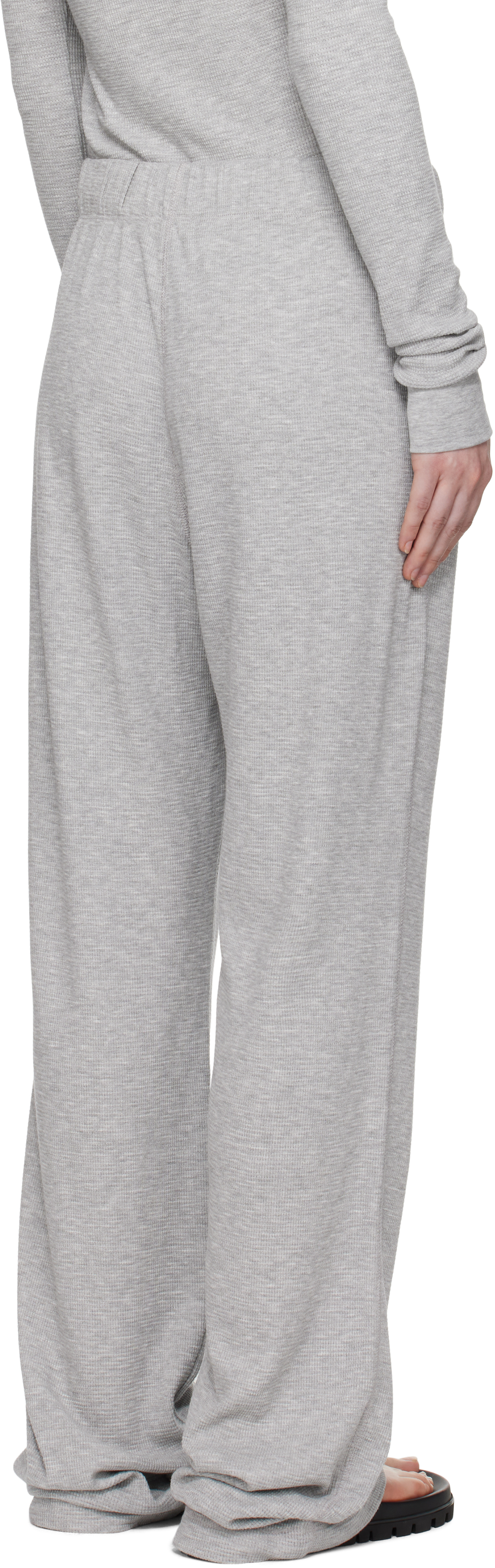 ÉTERNE Gray Thermal Lounge Pants