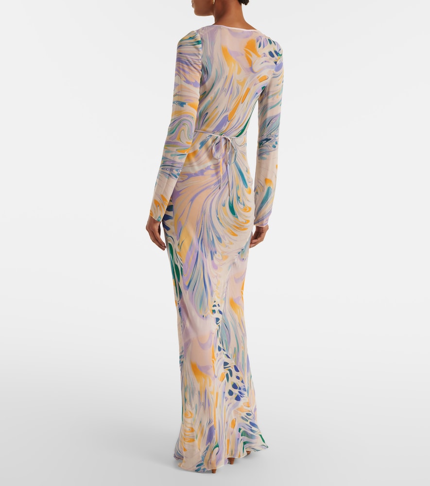Lois printed maxi dress