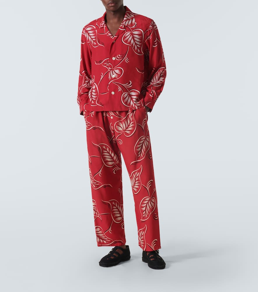 Creeping Begonia printed shirt