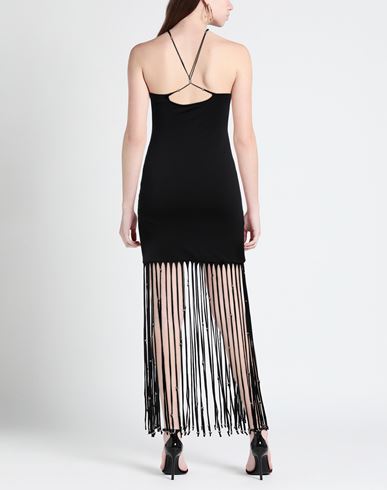 Rotate Birger Christensen Woman Maxi dress Black Size XS Organic cotton, Modal, Elastane