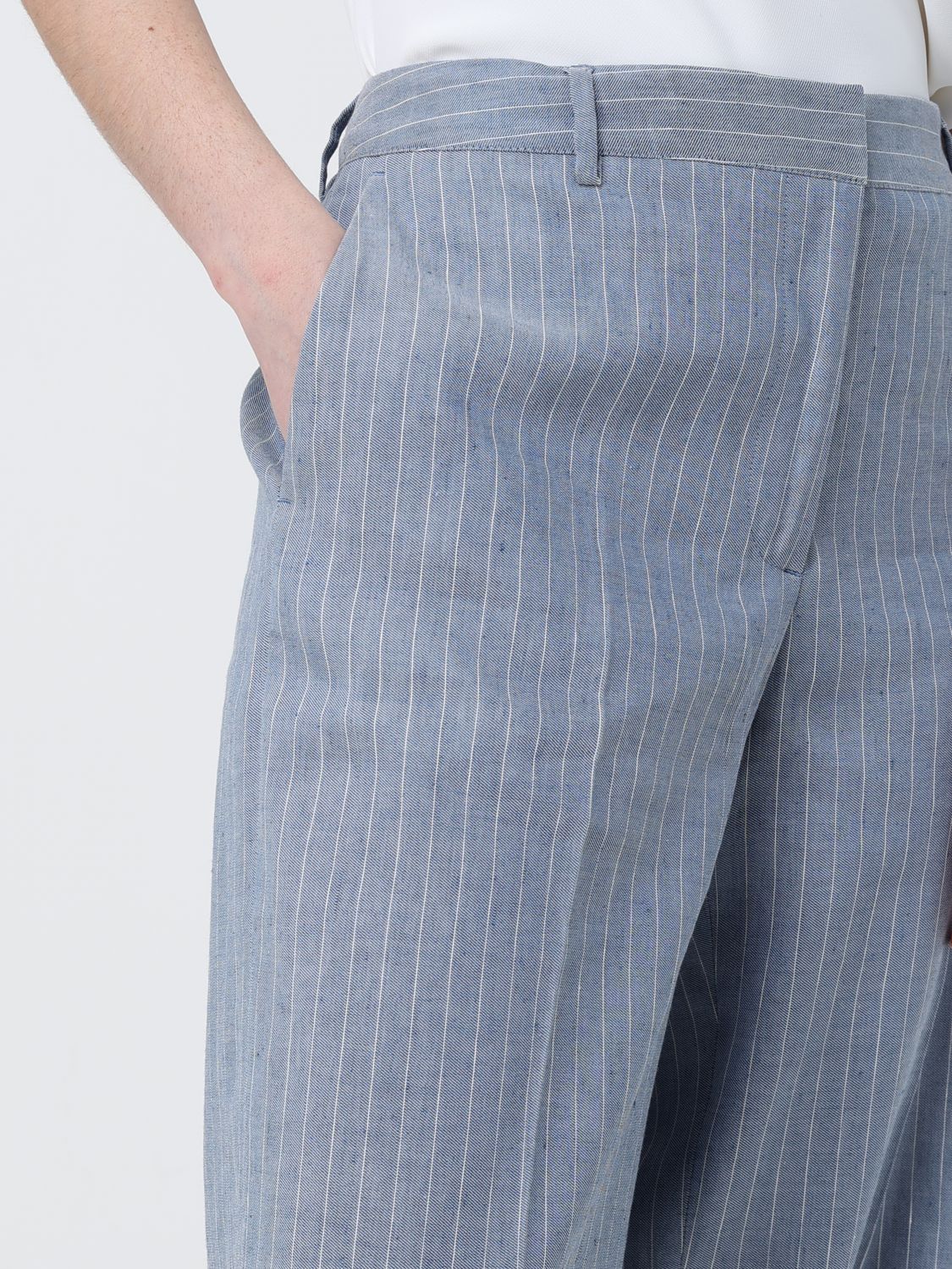 Pants Woman color Blue