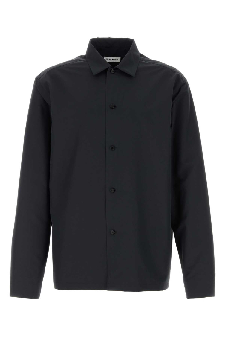 Jil Sander - long sleeve polyester shirt tailored design