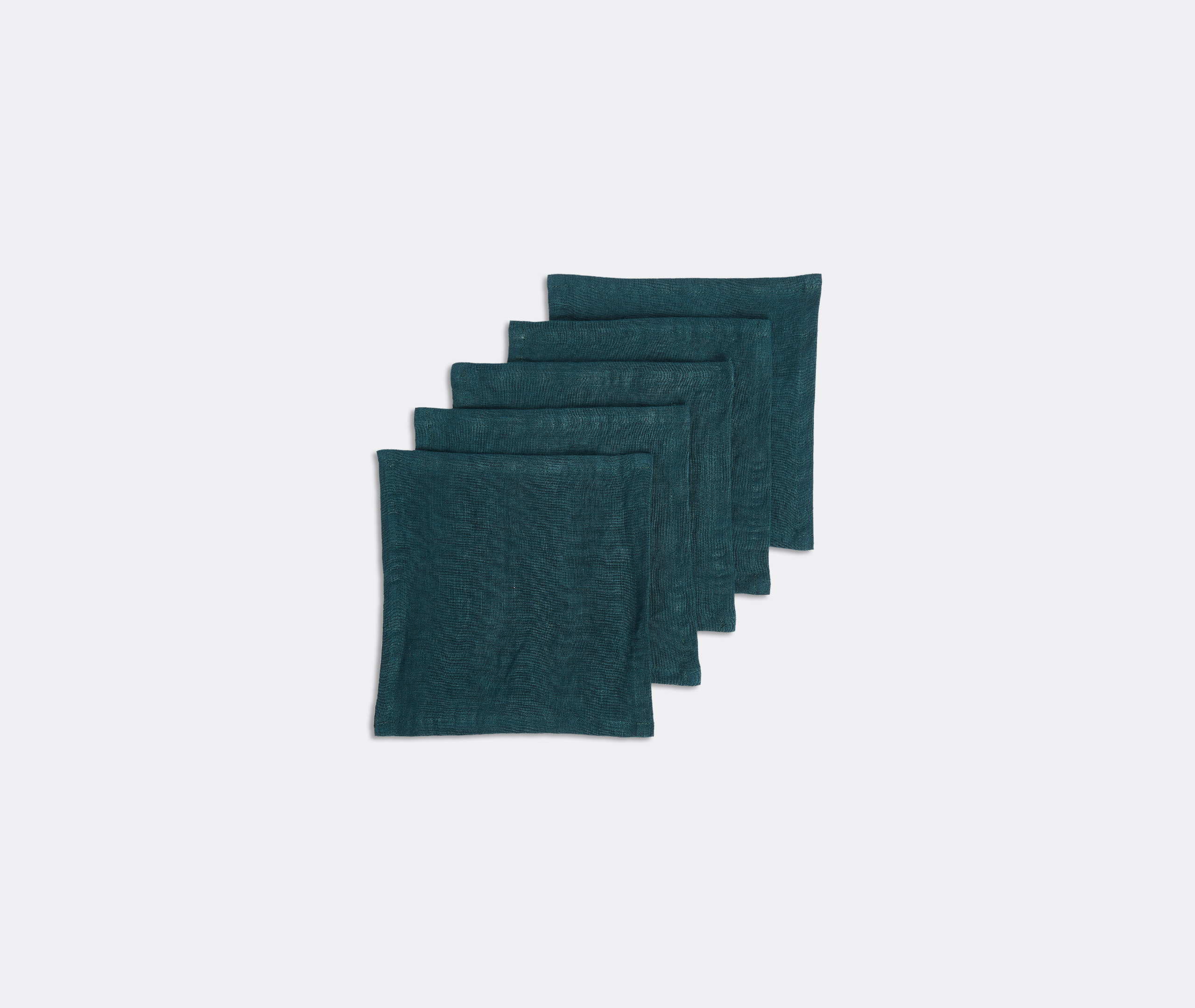 Cocktail Napkins, Set Of Five, Forest