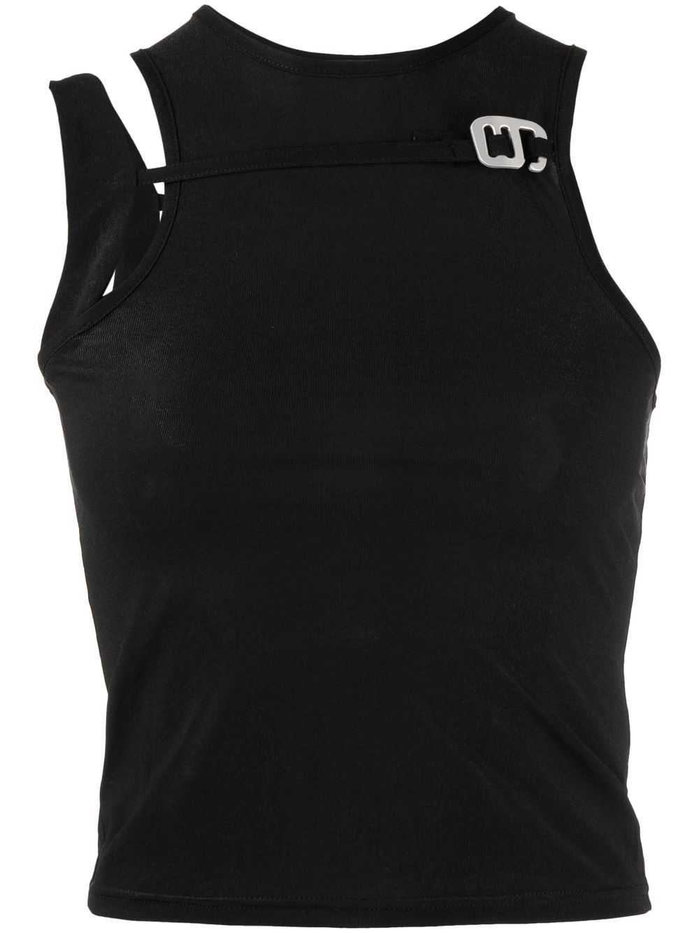 Cut-out detail vest top - Black
