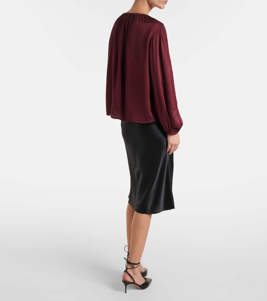 Riona satin blouse