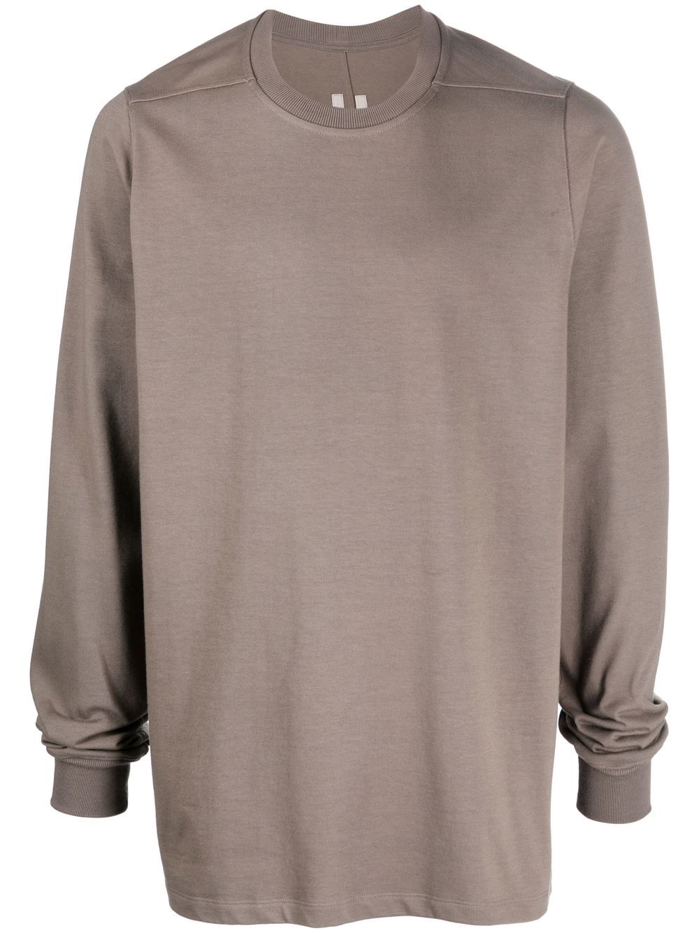 Long-sleeve cotton T-shirt - Brown