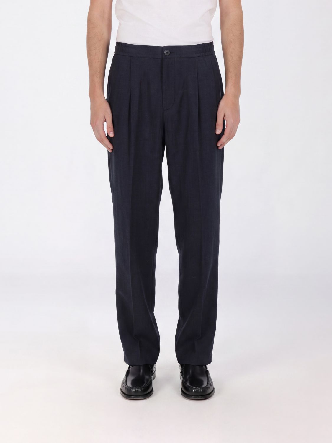 Pants Men color Blue