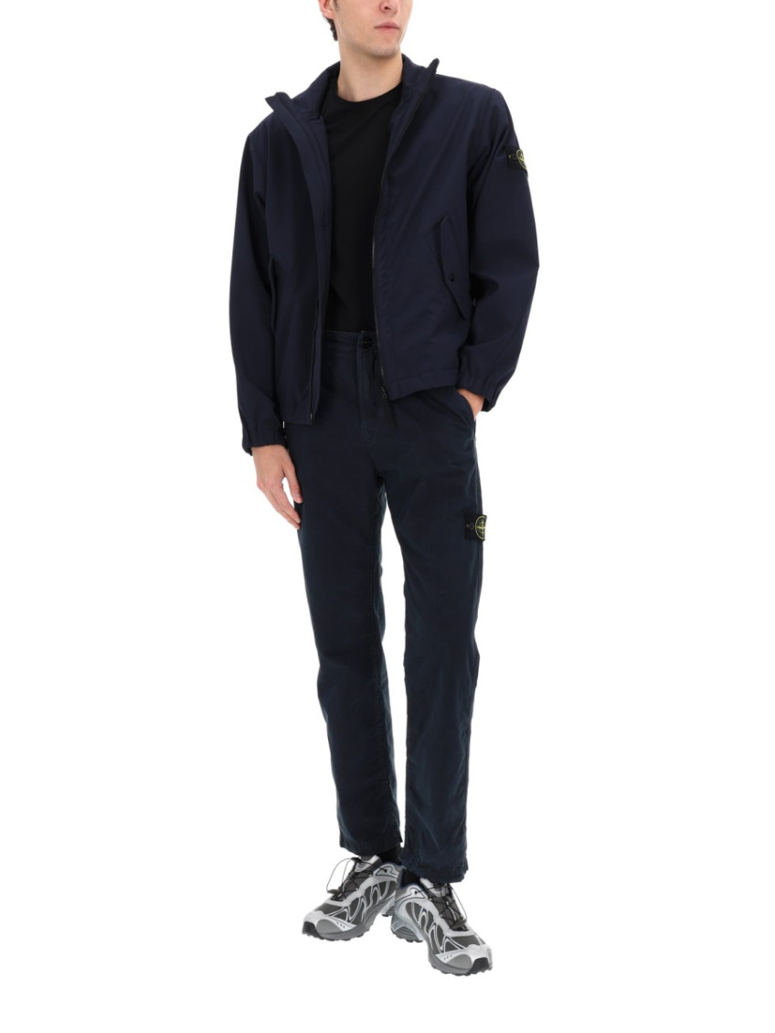 Stone Island - high collar jacket elastic cuffs pocket