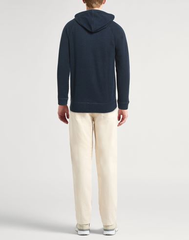 Man Sweatshirt Midnight blue Size S Cotton, Elastane