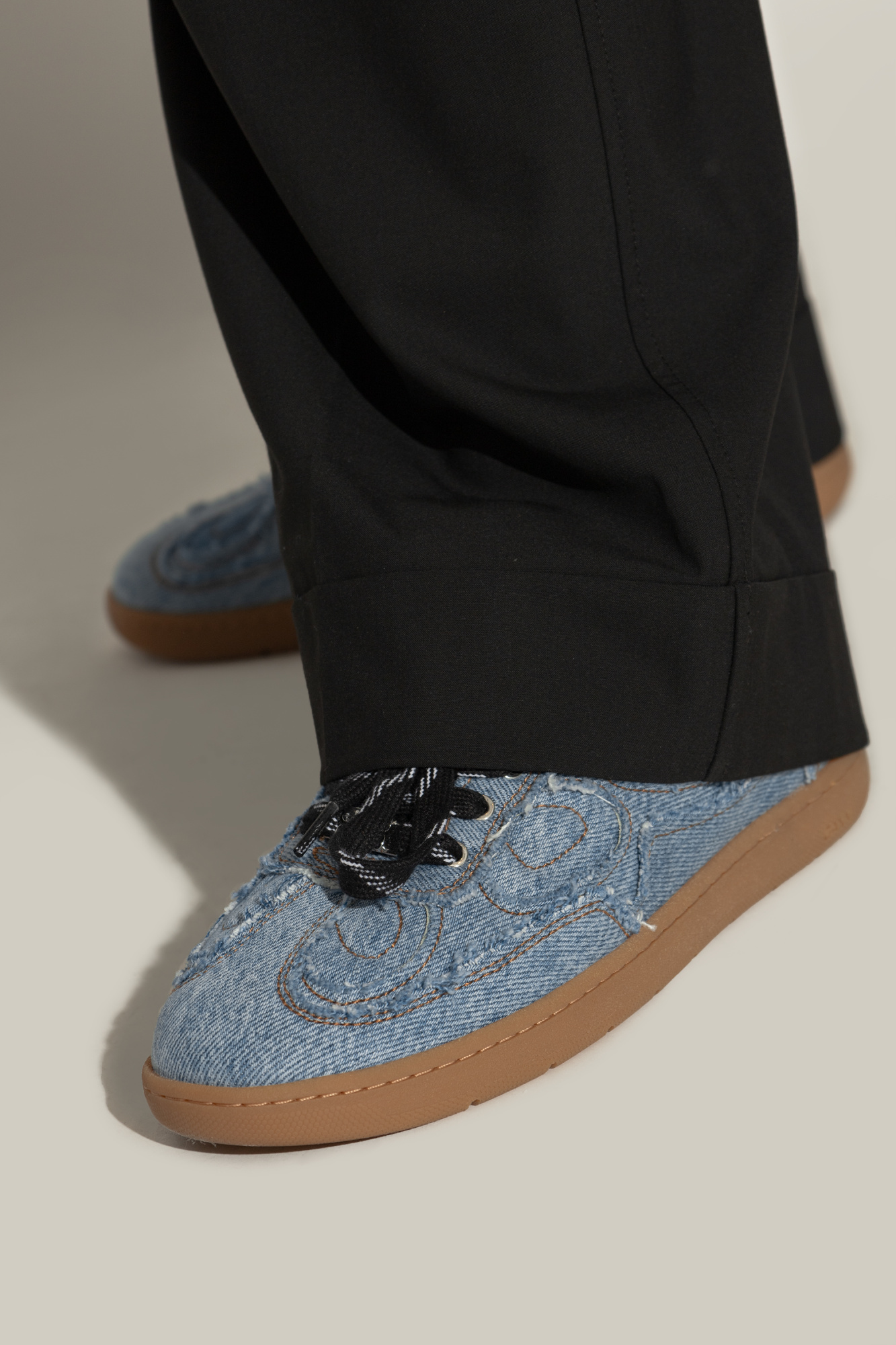 Laced Sports Shoes, Women's, Blue