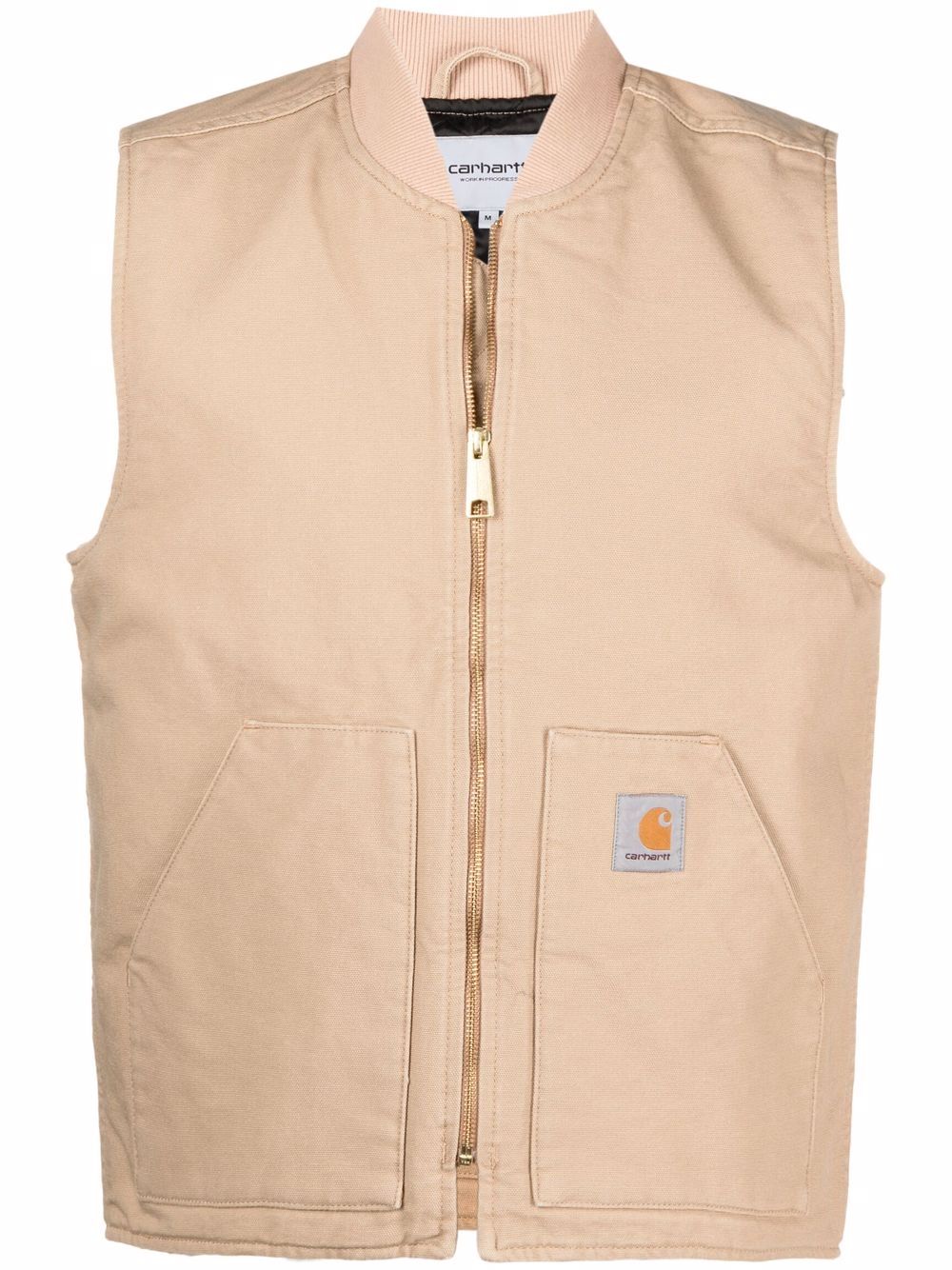Carhartt WIP ribbed-collar gilet - Neutrals