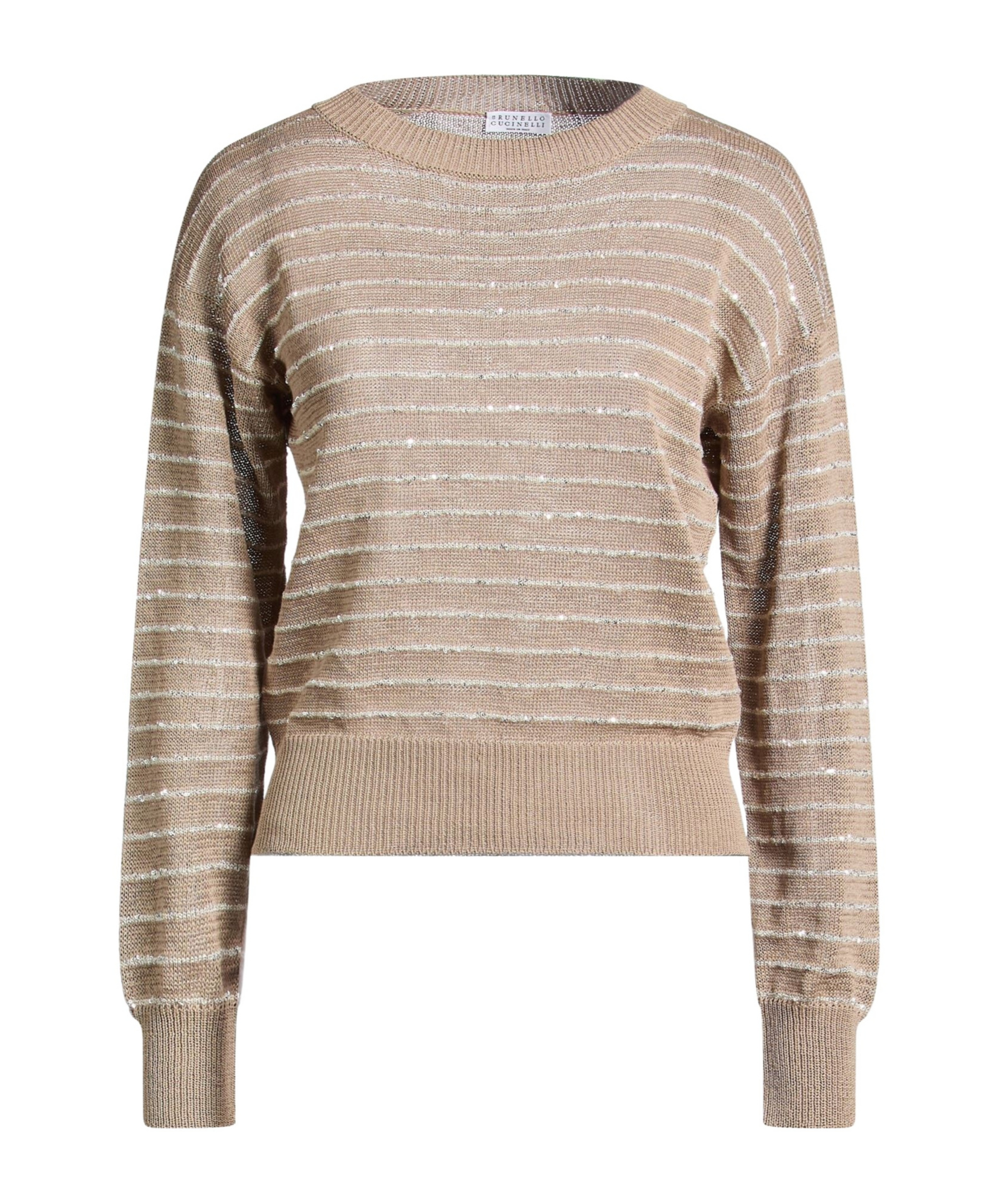 Striped sequin knitwear