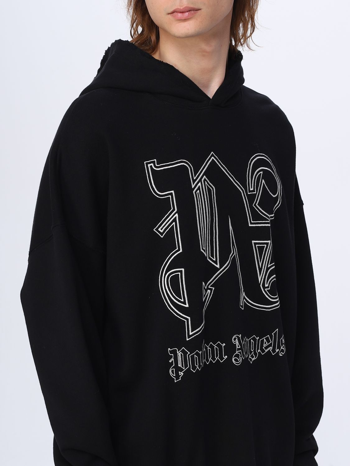 Sweatshirt Men color Black