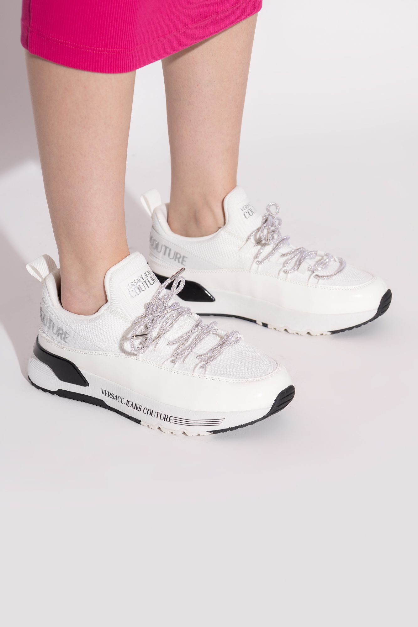 Sports Shoes With Logo, Women's, White