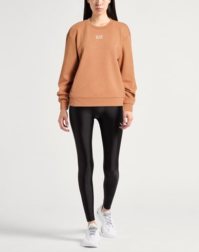 Woman Sweatshirt Camel Size XS Polyester, Cotton