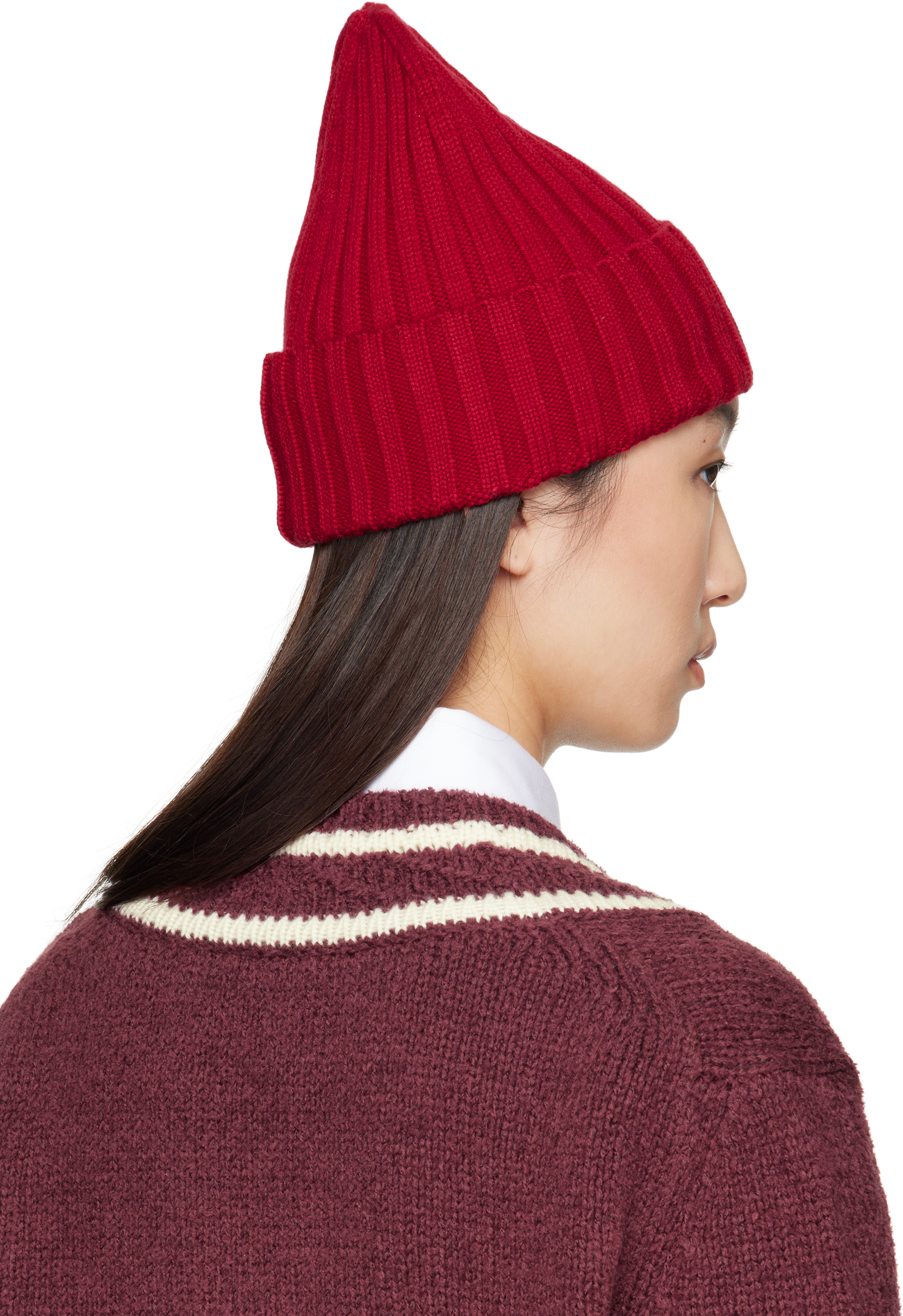 Red Wool Beanie