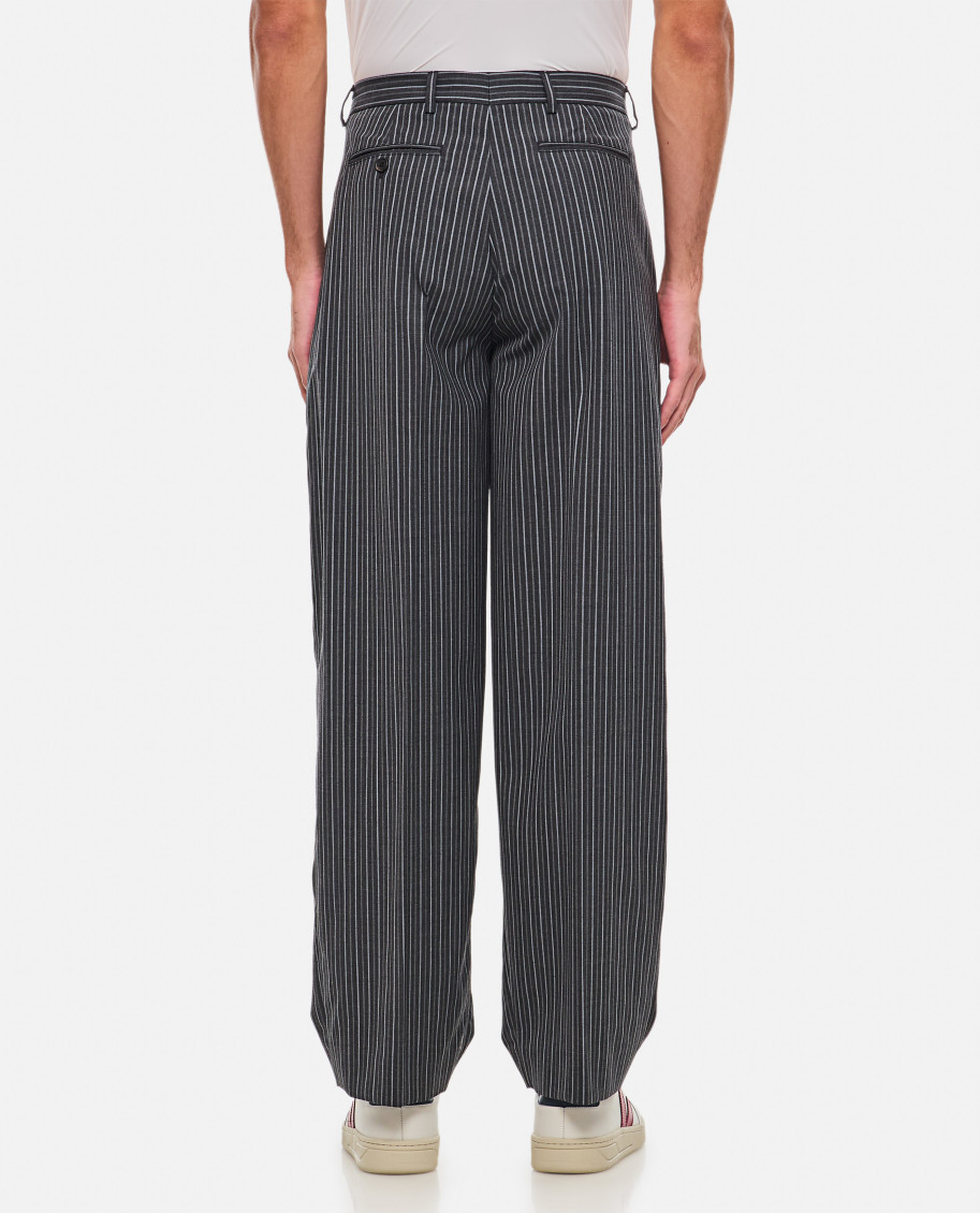 Striped trousers - Black