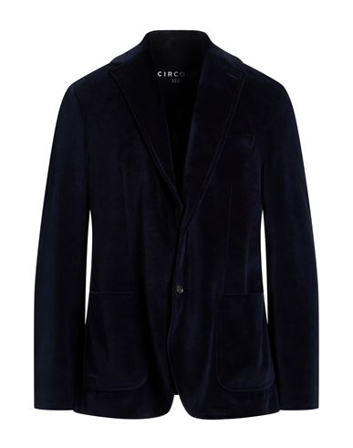 Man Blazer Midnight blue Size 38 Cotton, Polyester
