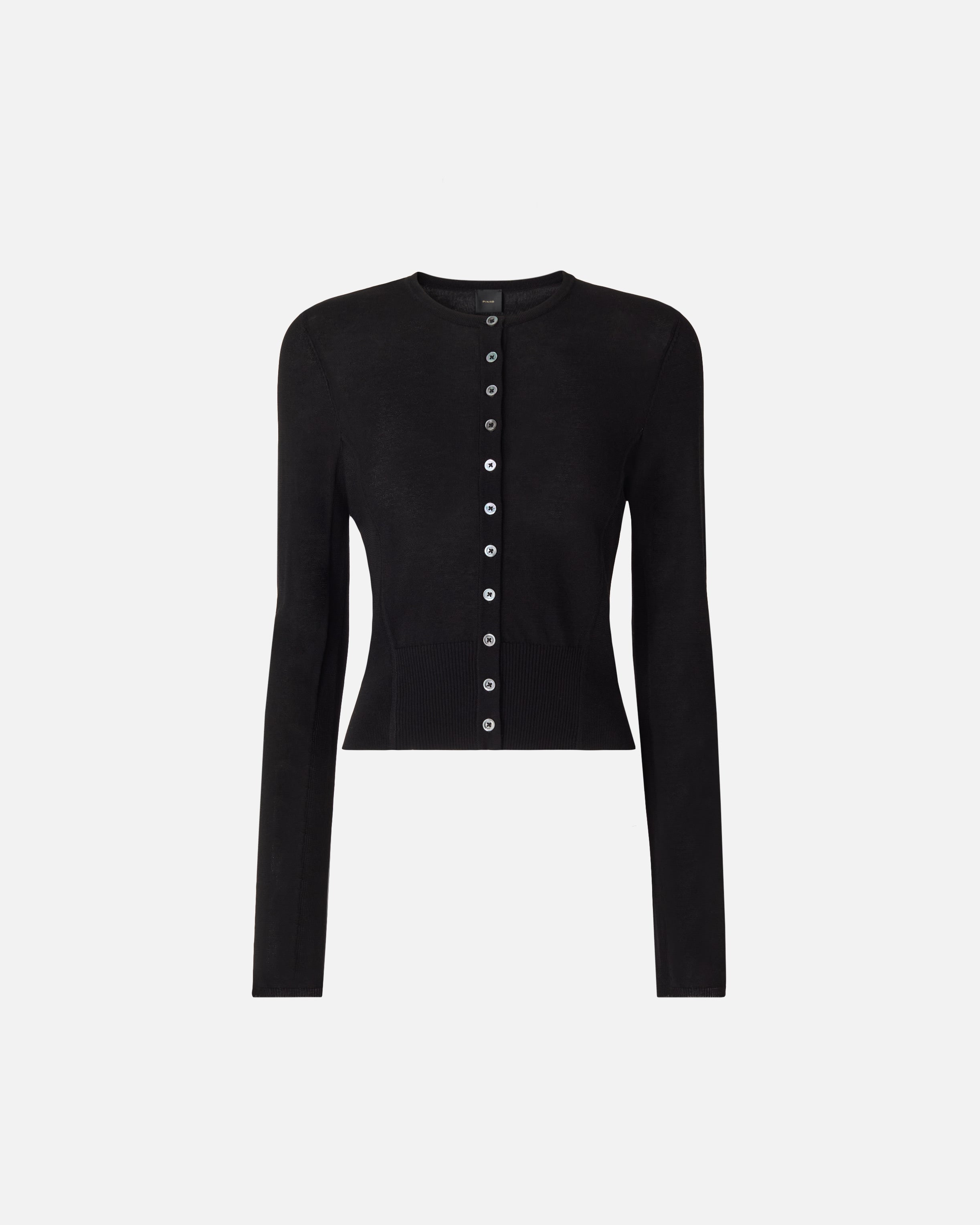 Cardigan with mother-of-pearl buttons - L