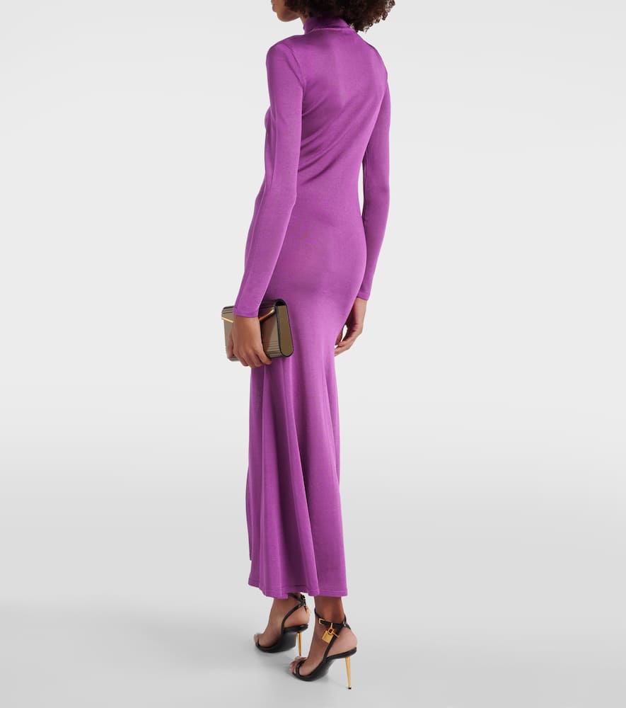 Jersey maxi dress