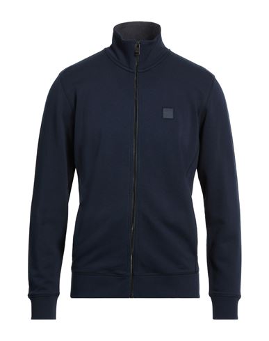 Man Sweatshirt Midnight blue Size S Cotton