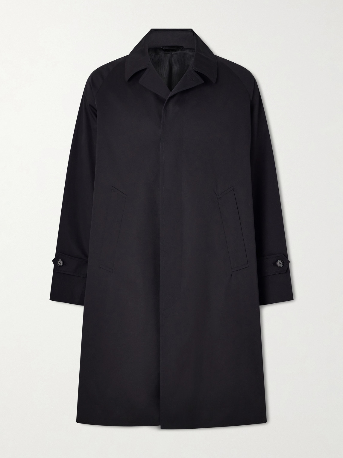 Structured Cotton-Blend Coat