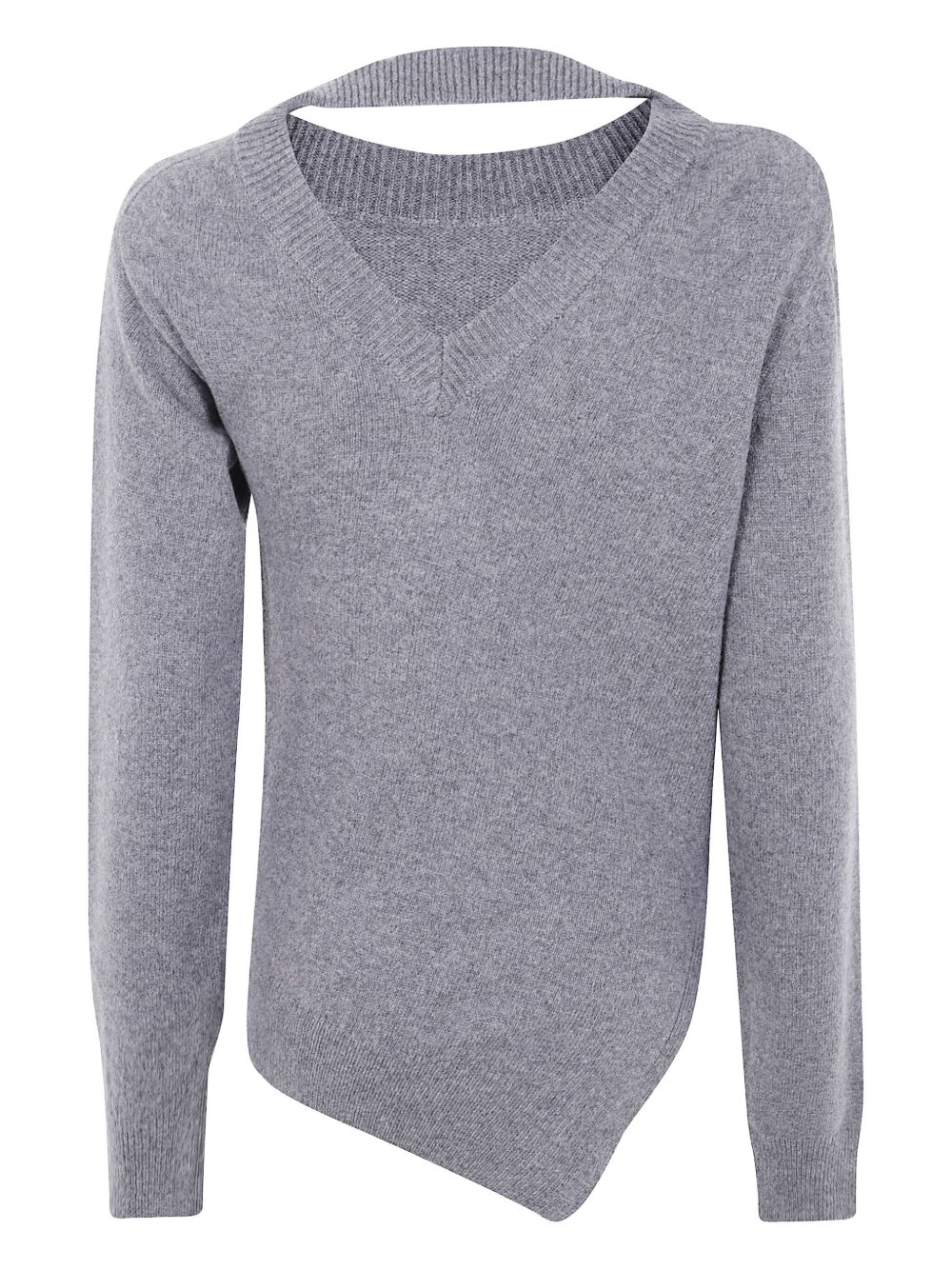 Two-Way Deconstructed sweater - Grey
