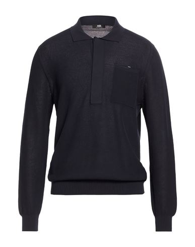 The Fine Essentials Man Sweater Midnight blue Size 40 Sea island cotton