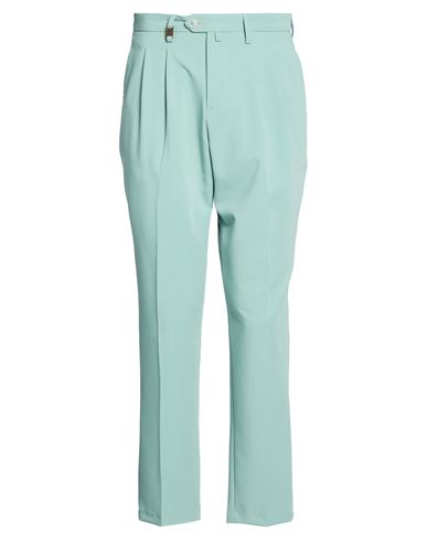 Man Pants Light green Size 30 Polyester, Viscose, Elastane