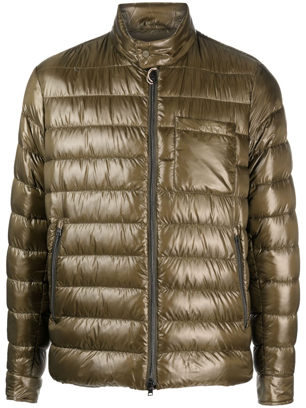 Padded zip-up jacket - Blue