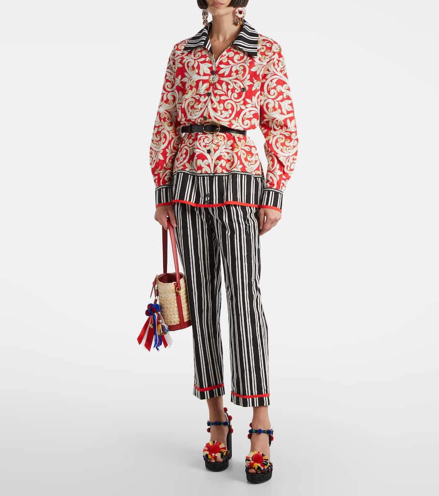 Printed cotton shirt