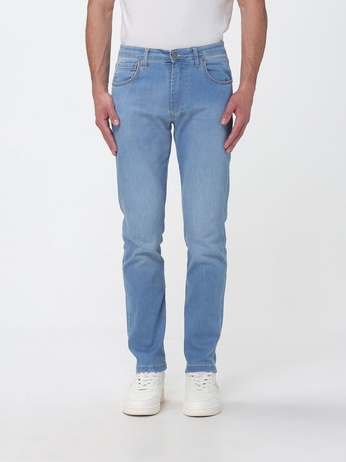 Jeans Men color Sky