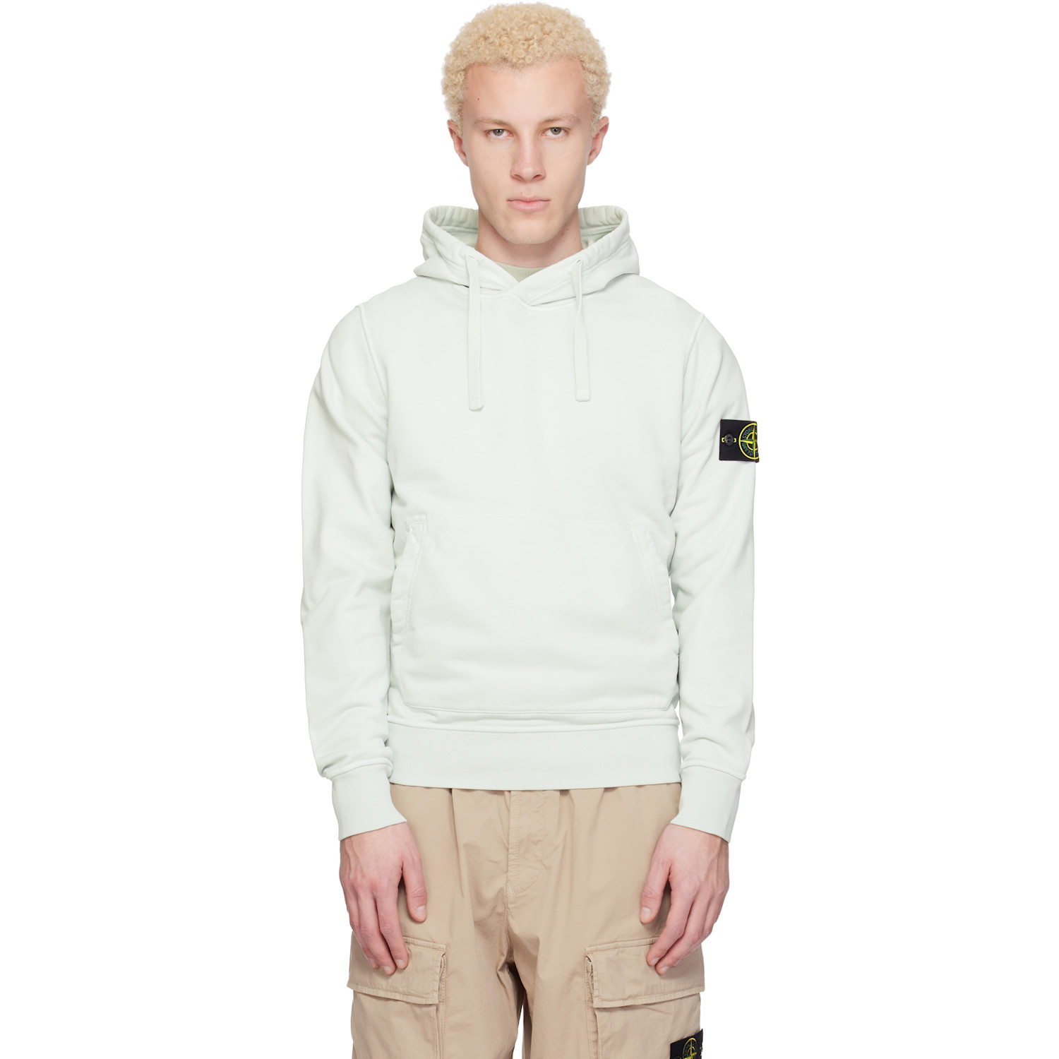 Blue 6100062 Organic Cotton Fleece Hoodie