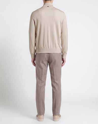 Man Puffer Beige Size 44 Virgin Wool, Silk, Polyamide