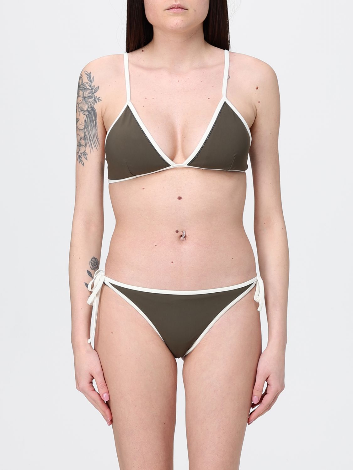 Swimsuit Woman color Green