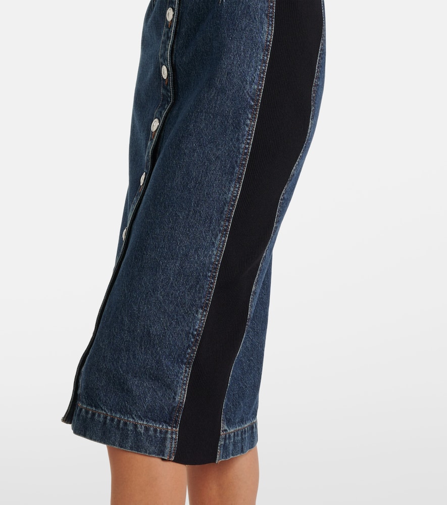 Fiorito denim midi dress