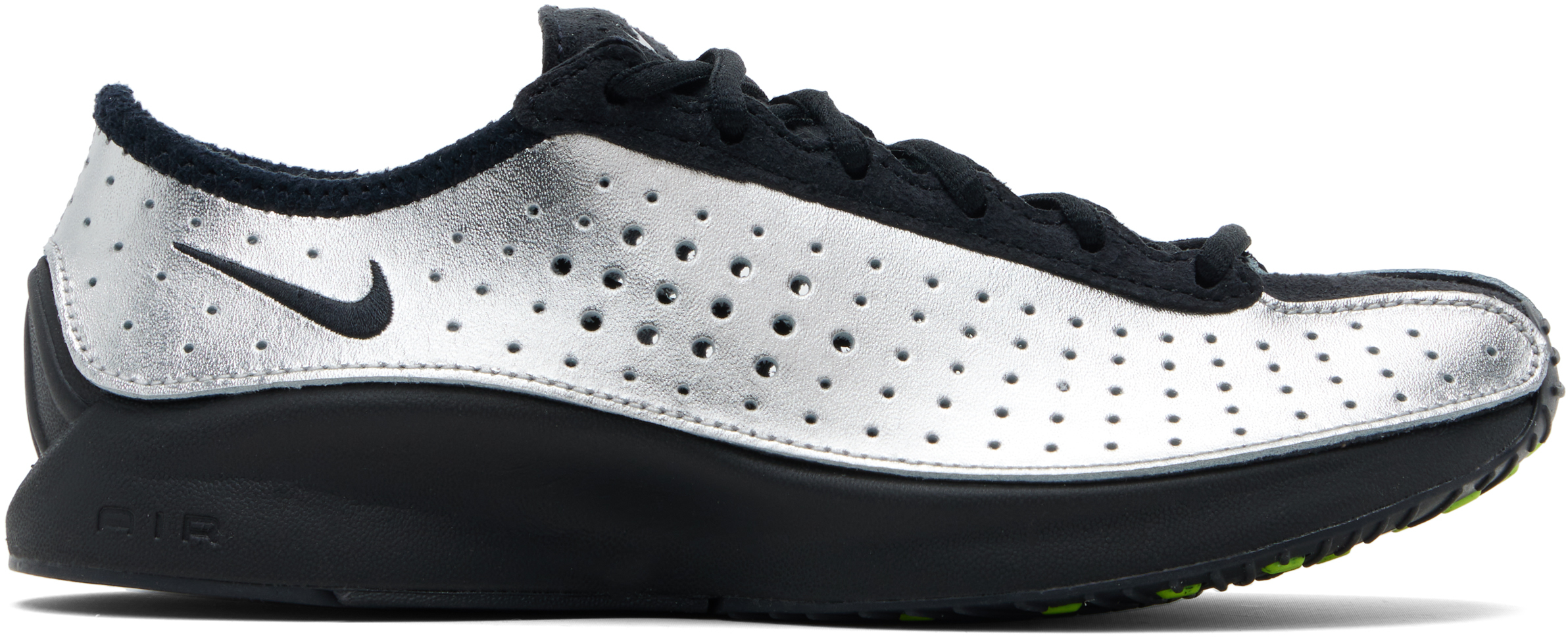 Silver & Black Air Superfly Sneakers