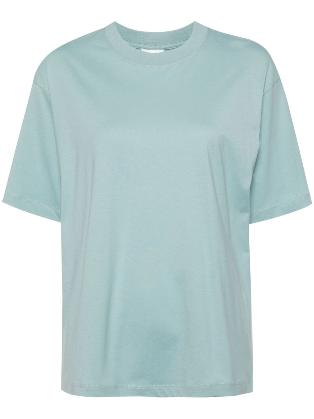 Logo-print organic cotton T-shirt - Blue