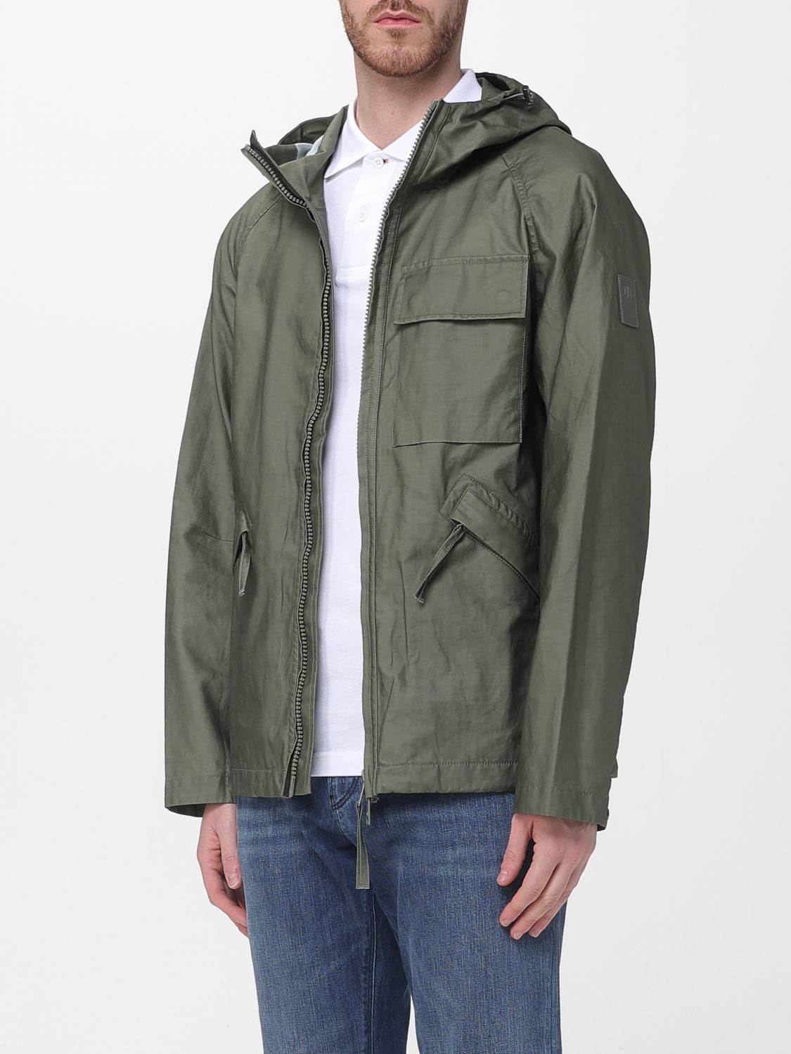 Jacket Men color Green