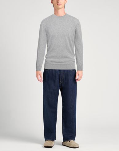 Alpha Studio Man Sweater Light grey Size 38 Wool