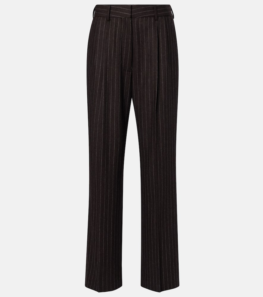 Blazé Milano Fox wool and cashmere straight pants