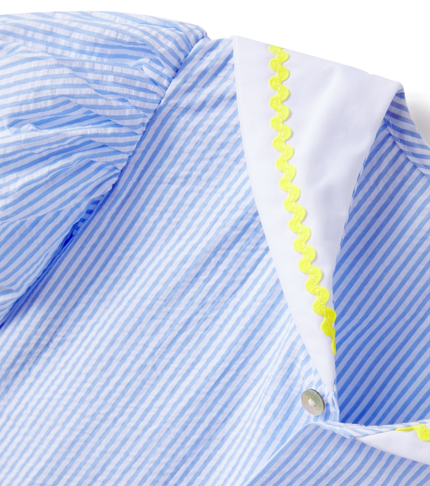 Georgina pinstriped cotton blouse
