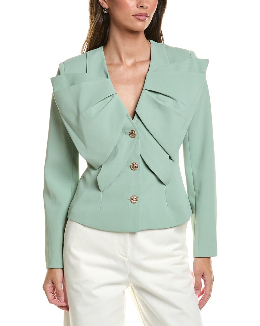 Ruffle Front Jacket